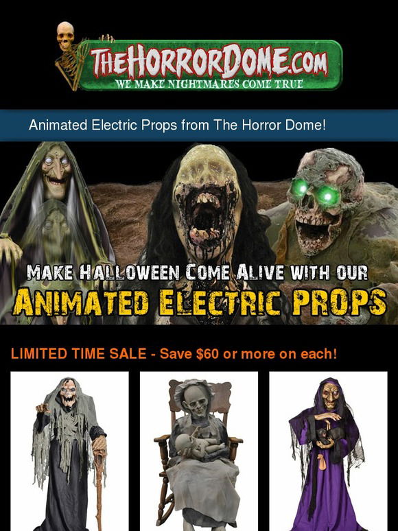 Halloween Animatronics  Professional Animated Props – The Horror Dome