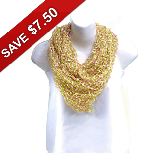 Fling Funnel Continuous Multicolor Scarf