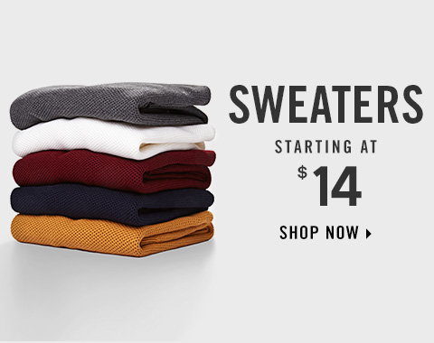 21MEN Sweaters starting at $14.