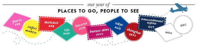 our year of PLACES TO GO, PEOPLE TO SEE. october: transcontimental express.