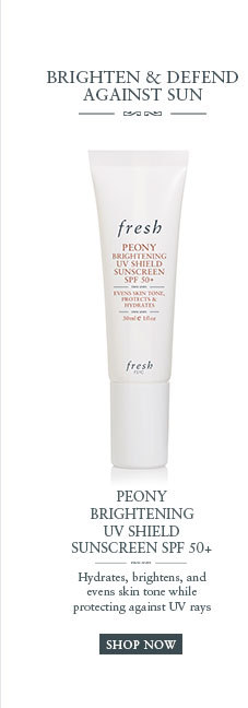 PEONY BRIGHTENING UV SHIELD SUNSCREEN SPF 50+