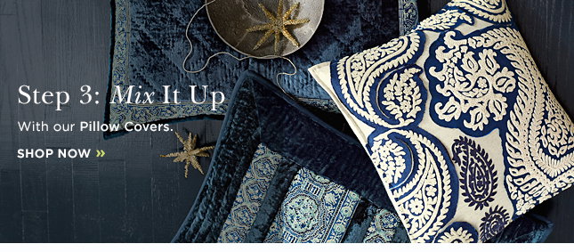 SHOP PILLOW COVERS