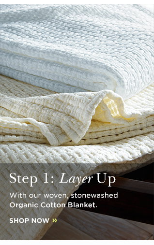 SHOP ORGANIC COTTON BLANKET