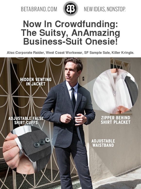business suit onesie