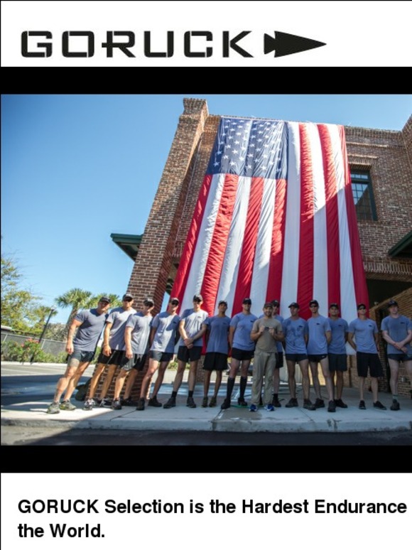 GORUCK GORUCK Selection is the Hardest Endurance Event in the World