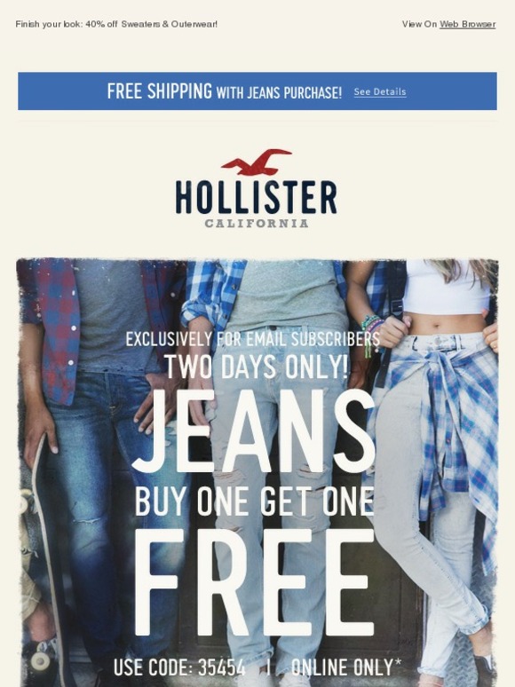 hollister 10 off 40