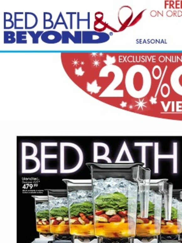 bed bath and beyond online order return