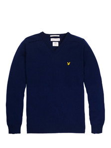 1960 Lambswool V-neck Jumper