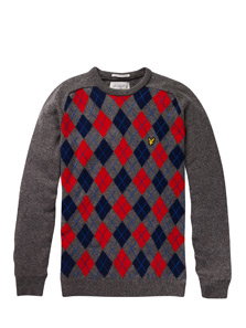 1960 Lambswool Argyle Jumper