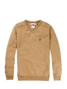 1960 Lambswool V-neck Jumper
