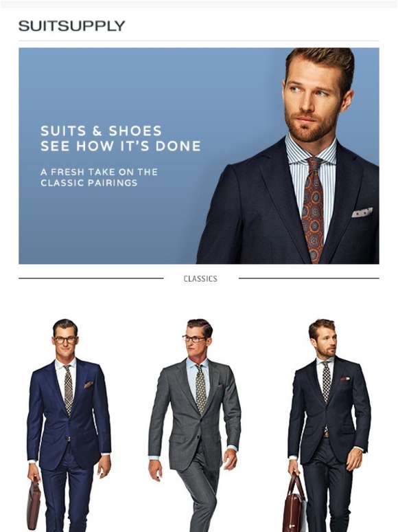 Suitsupply: Suits & Shoes – See how it’s done | Milled