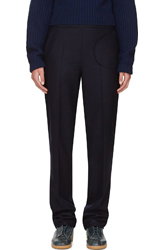 Jacquemus Navy Poche Oreille Trousers for women