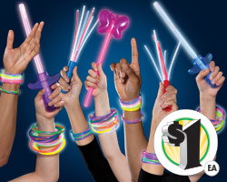 In Stores Now: $1 Glow Accessories
