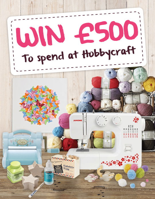 Win £500 to spend at Hobbycraft
