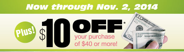 $10 OFF Your Purchase
