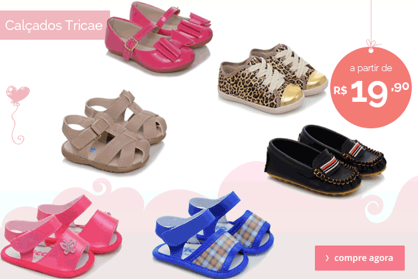 Tricae BR: ☆ Calçados Tricae a partir de 19,90 ☆ Conjuntinhos a partir de  39,90 ☆ | Milled
