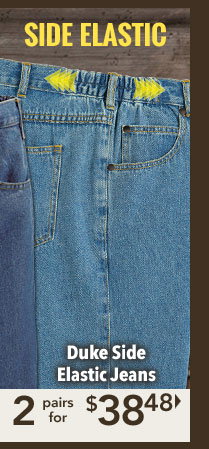 Side Elastic Jeans