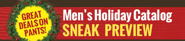 Men's Catalog Sneak Preview
