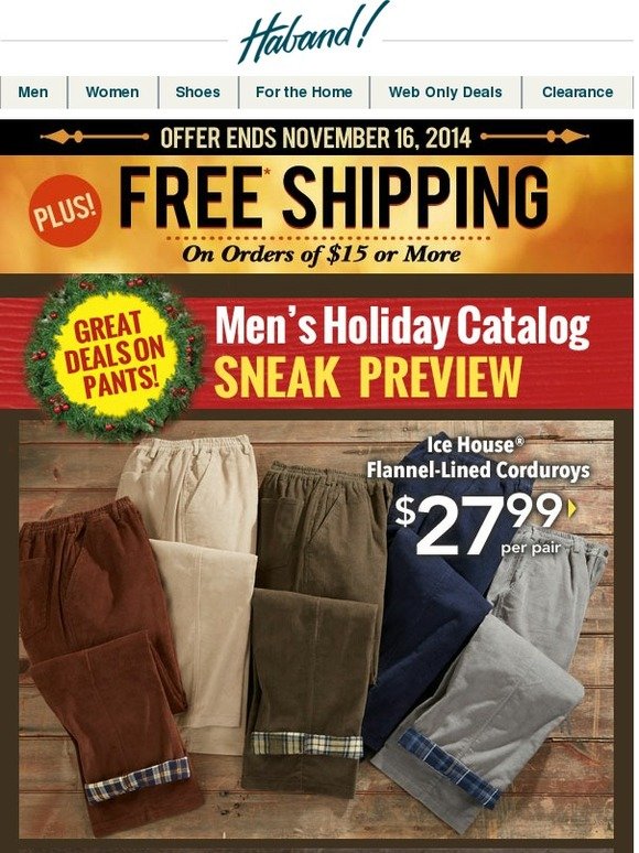 free gay men clothing catalog by mail