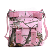 Realtree® AP Pink Camo Croco Trim Crossbody