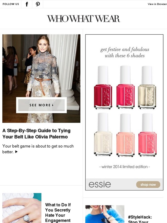 Want to See What the Ever-Perfect Olivia Palermo is Wearing on Her Nails  Right Now?