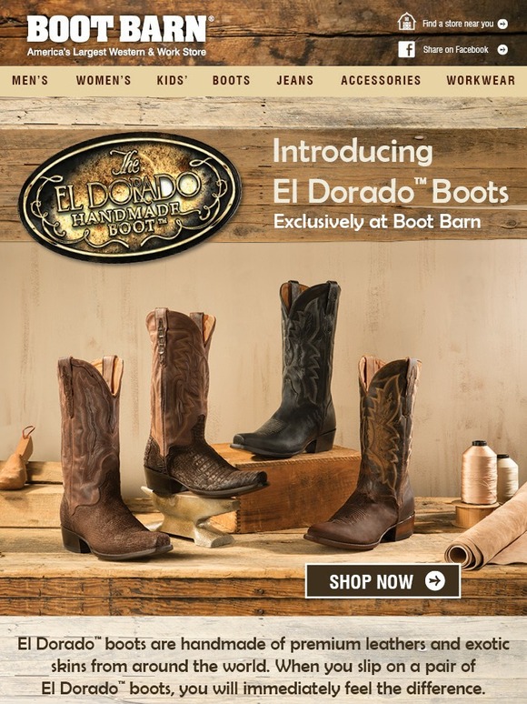 boot barn el dorado