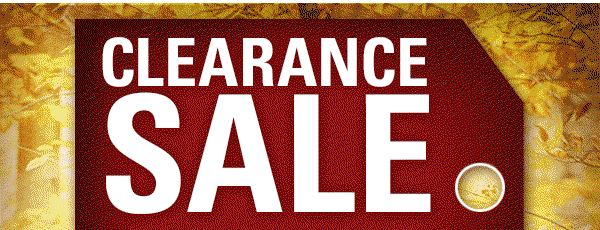 CLEARANCE SALE