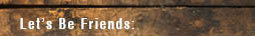 Let’s Be Friends