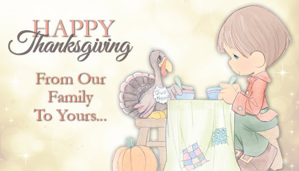 Precious Moments Happy Thanksgiving from Precious Moments