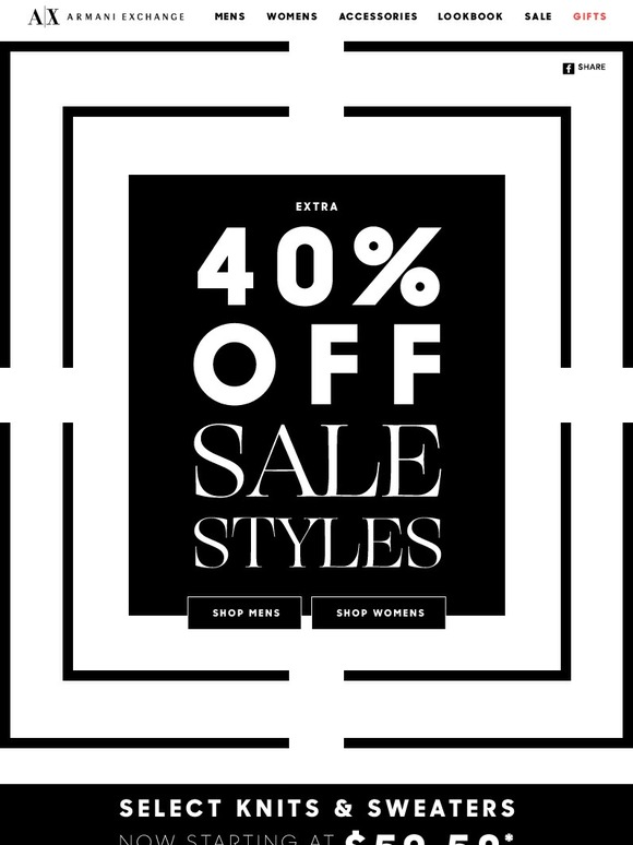 armani black friday deals