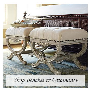 Shop Benches and Ottomans