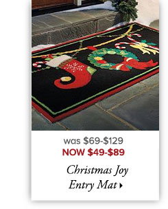 Christmas Joy Entry Mat