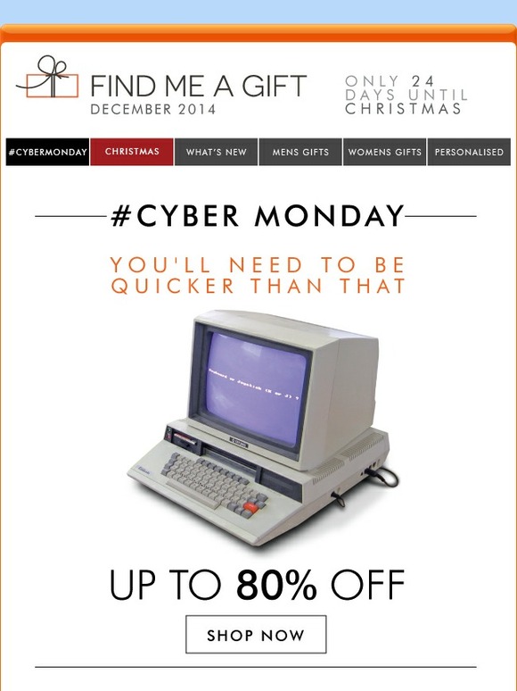 Up to 80% OFF | Cyber Monday Blow Out!