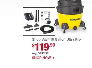 Shop Vac® 18 Gallon Ultra Pro
