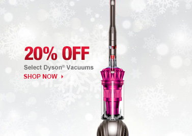 20% Off Select Dyson Vacuums