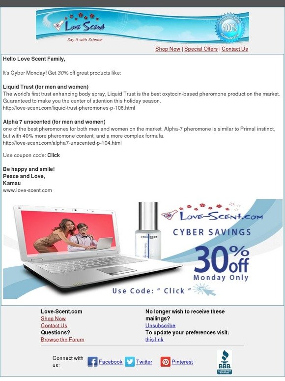 Cyber Monday Coupon!