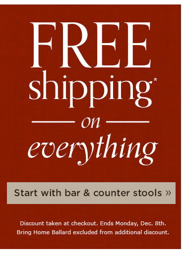 free shipping on everything