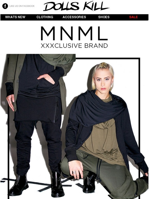 Dolls Kill: New Xxxclusive MNML CLOTHING Collection is Here | Milled