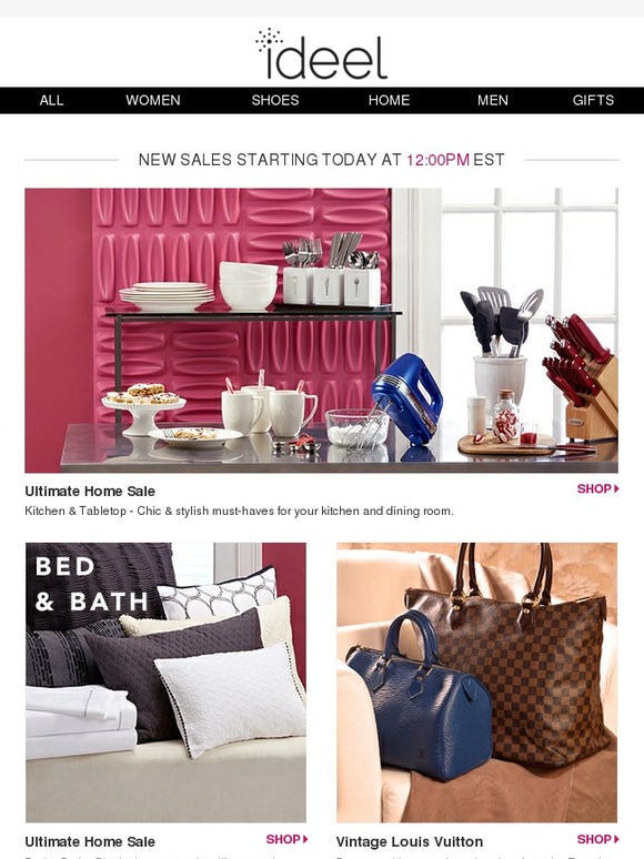 Ideeli Ultimate Home Sale, Vintage Louis Vuitton, AllWeather Boots(02)