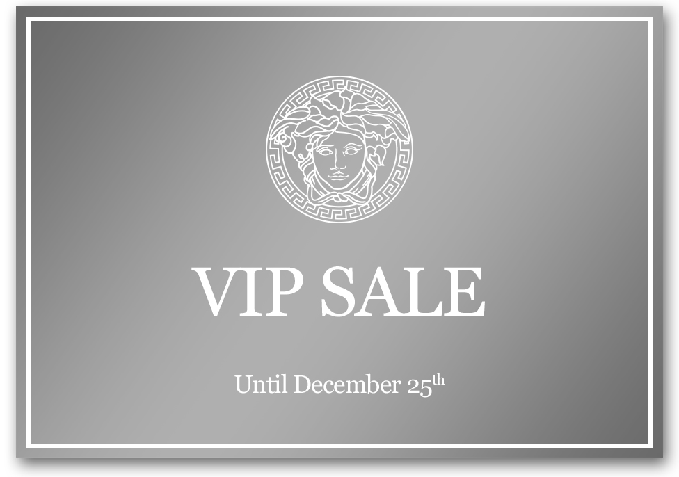 versace vip sale