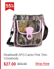 Realtree® APG Camo Pink Trim Crossbody