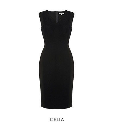 Celia Boucle Fitted Dress