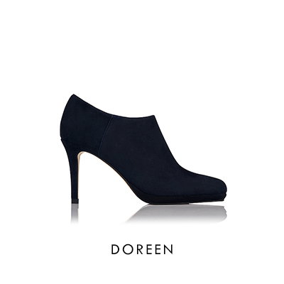 Doreen Suede Platform Ankle Boot
