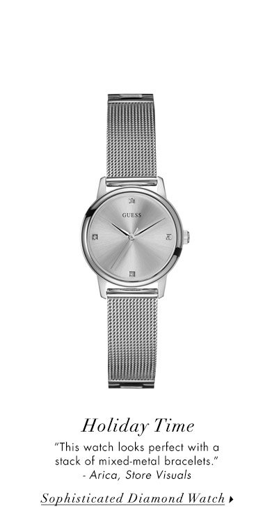 Holiday Time Sophisticated Diamond Watch