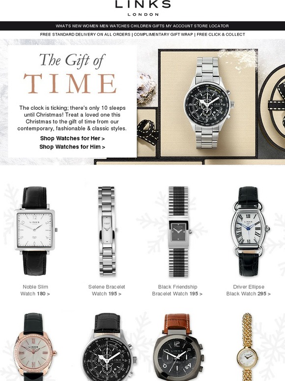 Links Of London Uk Give The Gift Of Time Free Delivery On All Orders Milled