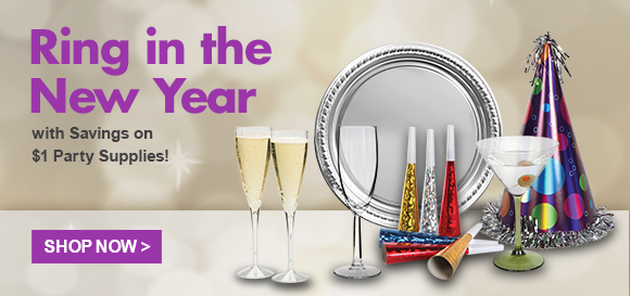 Ring in the New Year with Savings on $1 Party Supplies!
