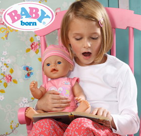 Baby Born Interactive Doll Girl - Newest Style