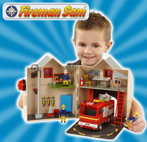Fireman Sam Deluxe Firestation Playset