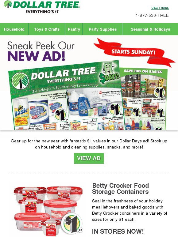 Dollar Tree Sneak Peek Our New Dollar Days Ad + Online Seasonal Fun