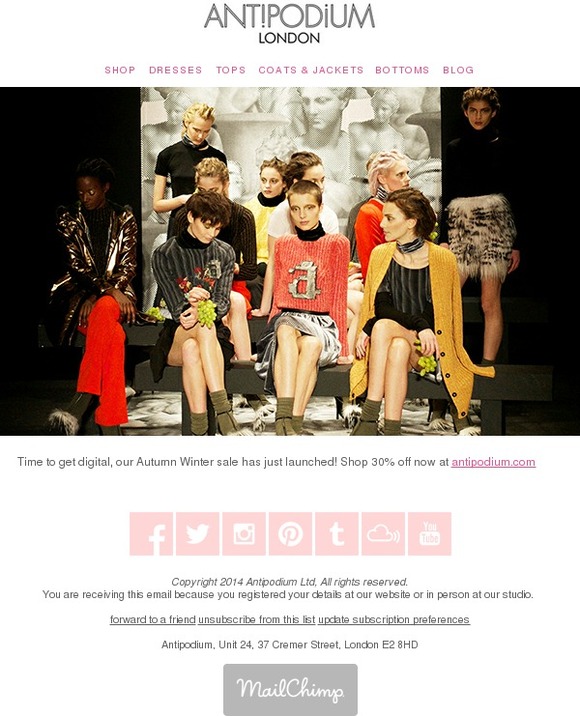 Shop the Autumn Winter sale